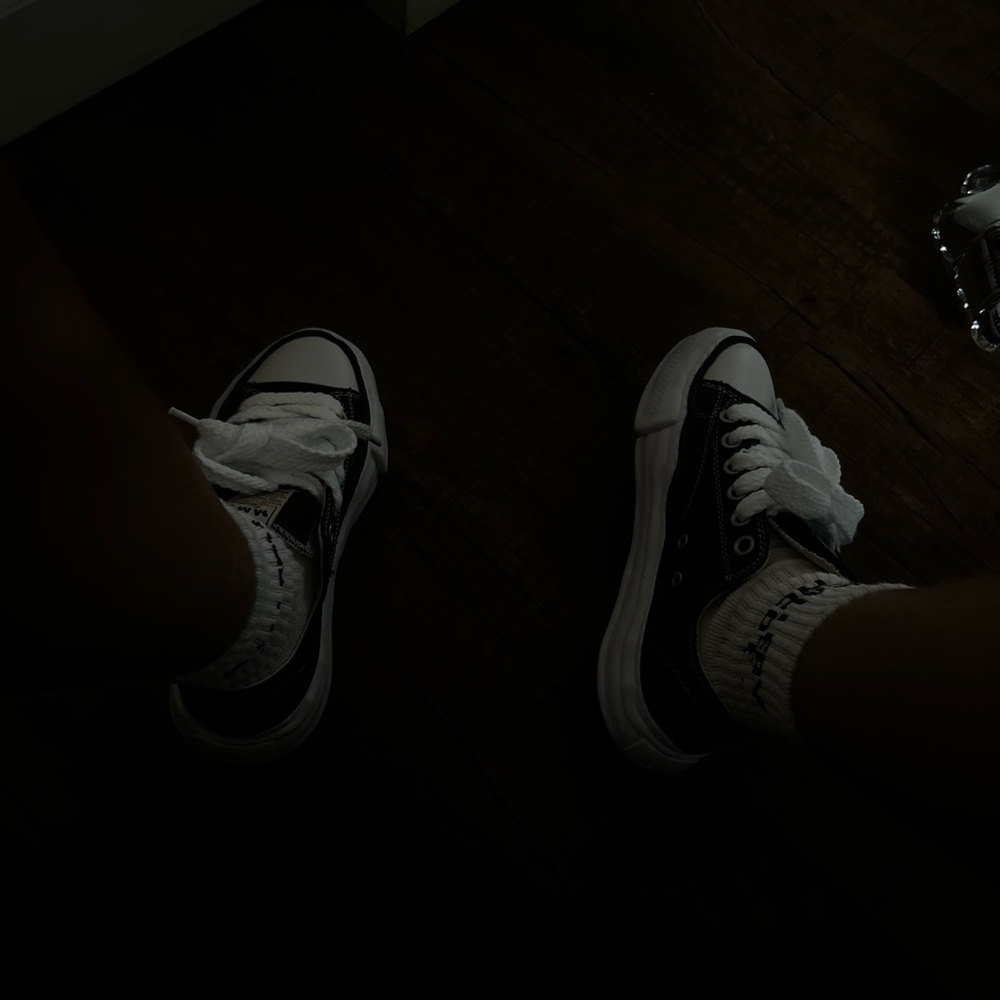 Classic Black and White Sneakers
